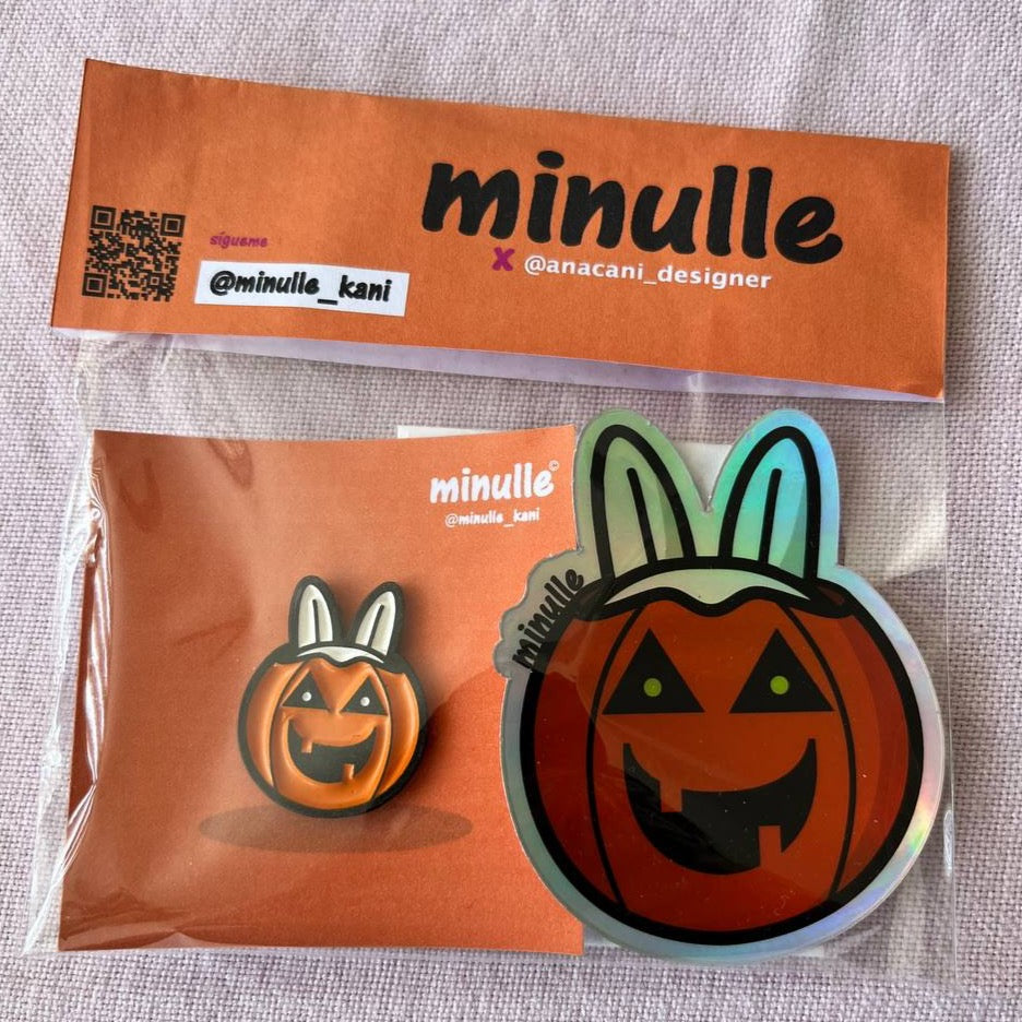 Pin halloween calabaza