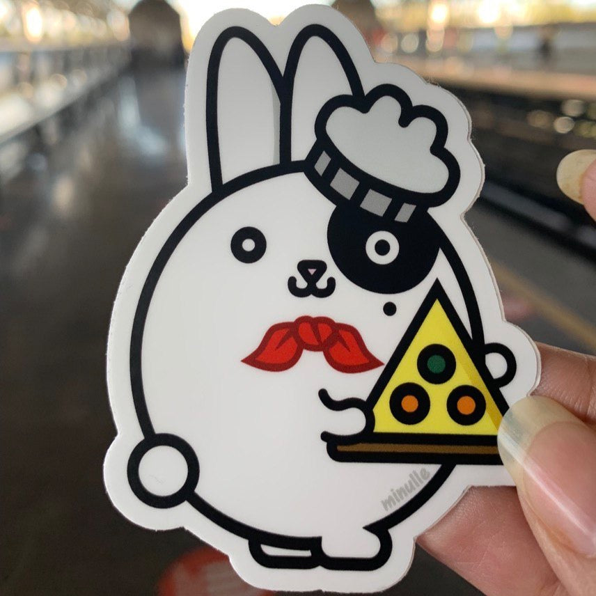 Pizza sticker