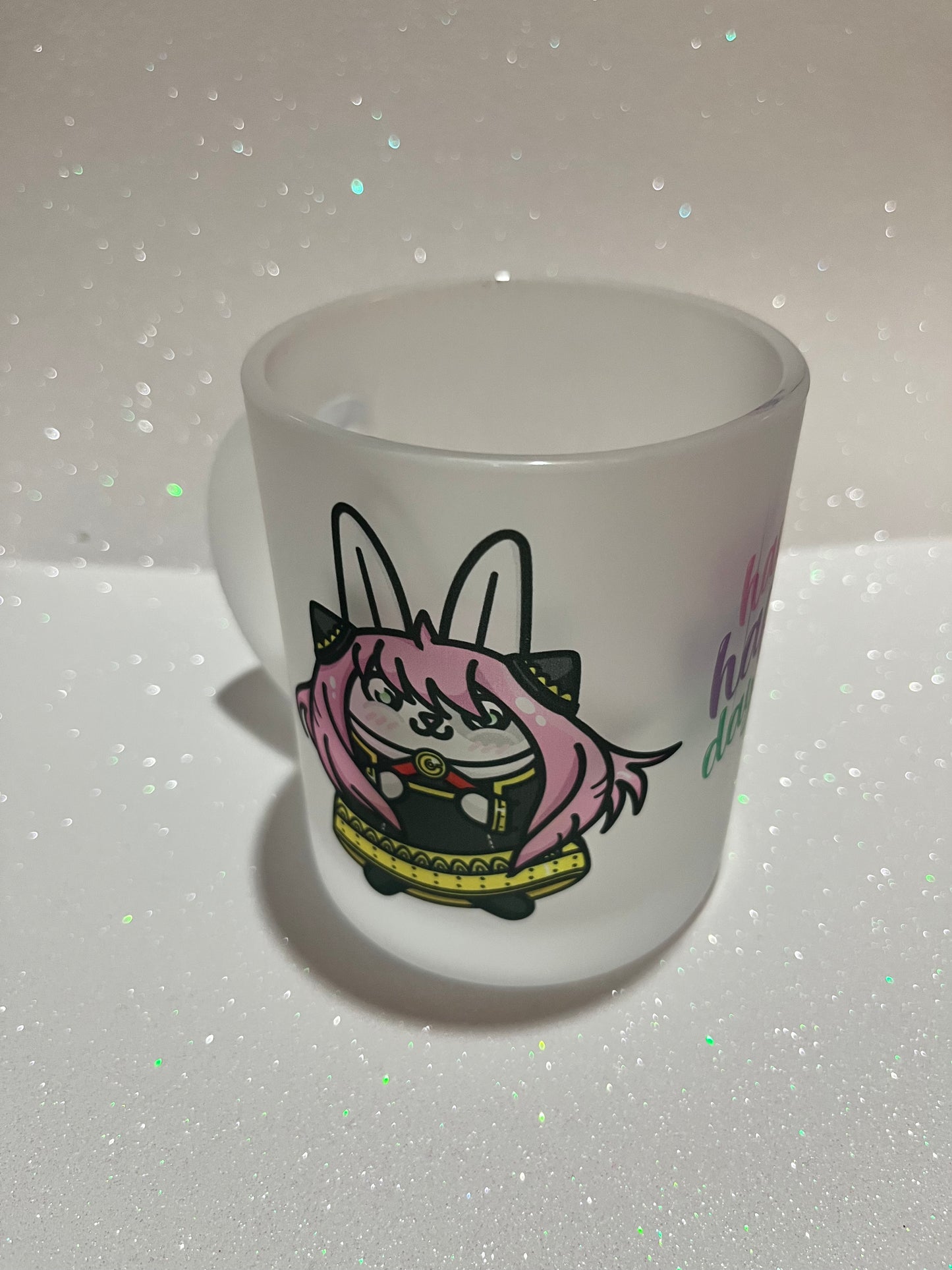 Tazas personalizada transparente mate