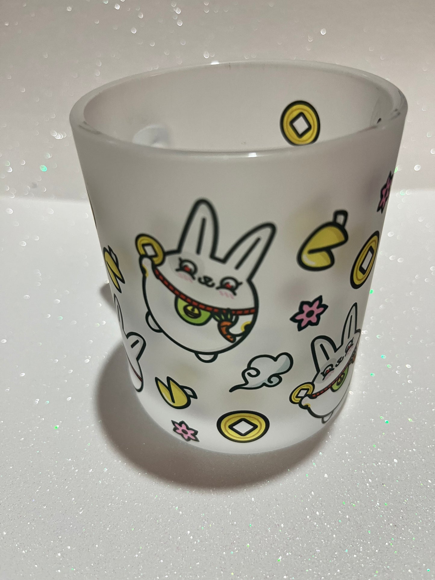 Tazas personalizada transparente mate