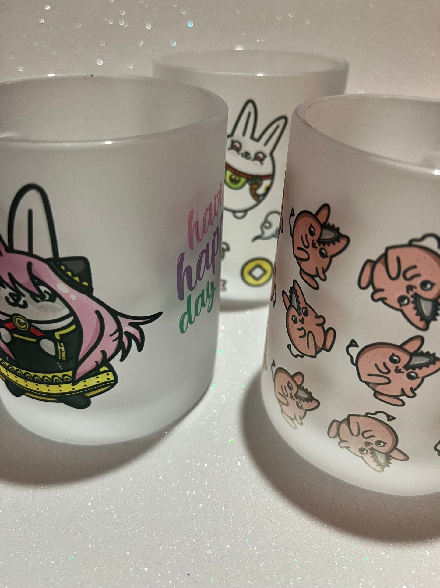 Tazas personalizada transparente mate
