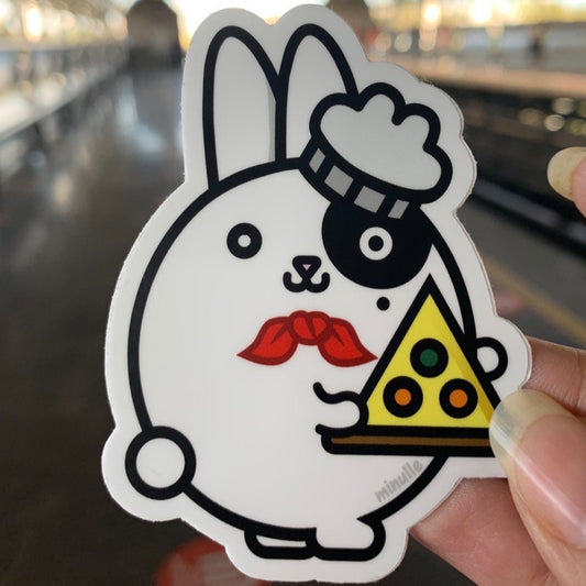 Pizza sticker